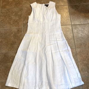 Brooks Brothers Irish linen sleeveless dress
